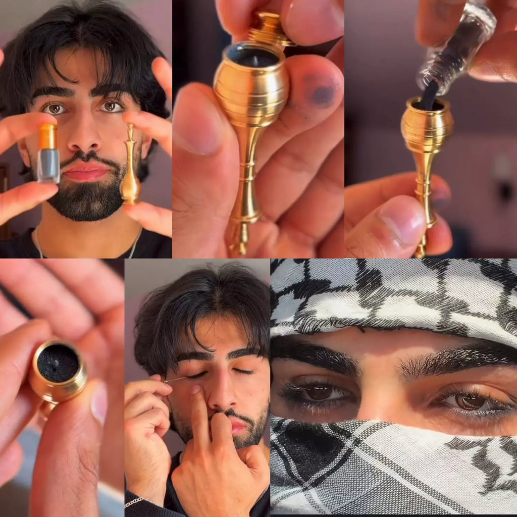 مكحلة نحاس نقي 100% بتصميم سعودي فاخر -استخدام وتعبئه وتنظيف سهل مع خاصية الفك والتركيب والغلق المحكم -بمرود نحاس ناعم وآمن على العين، يساعد على تطبيق الكحل بسهولة